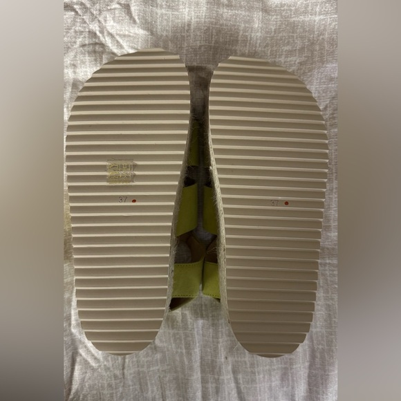 Free People Intentionally Blank Dreams Flatform Sandal Pistachio - Picture 8 of 8